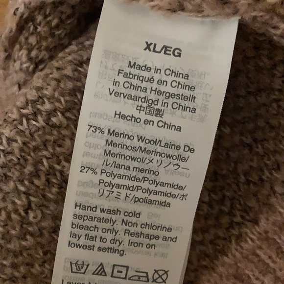 NWT Madewell Leopard Pink Sweater Merino Wool - Picture 9 of 9